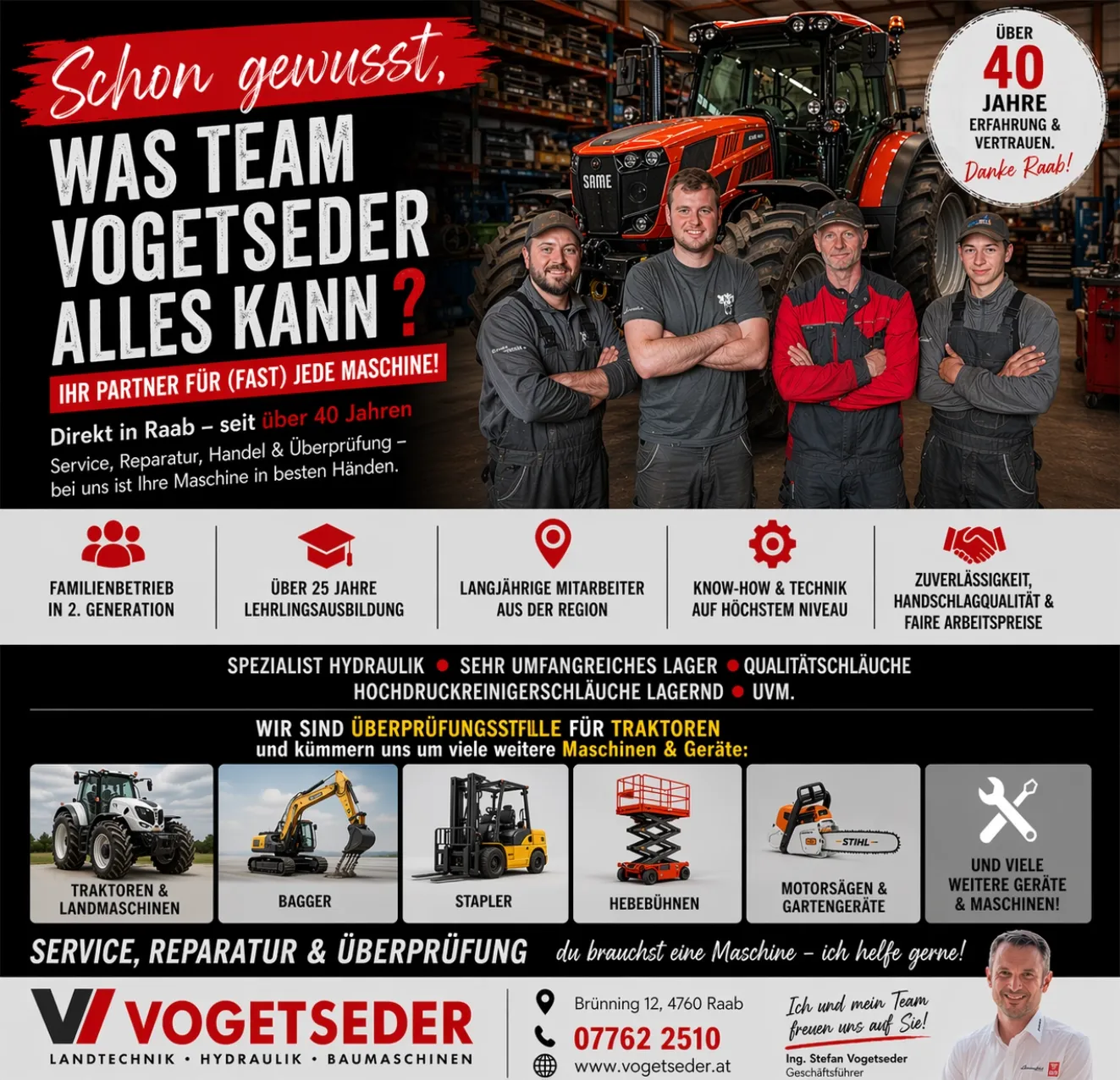 Logo Bild von Vogetseder Landtechnik