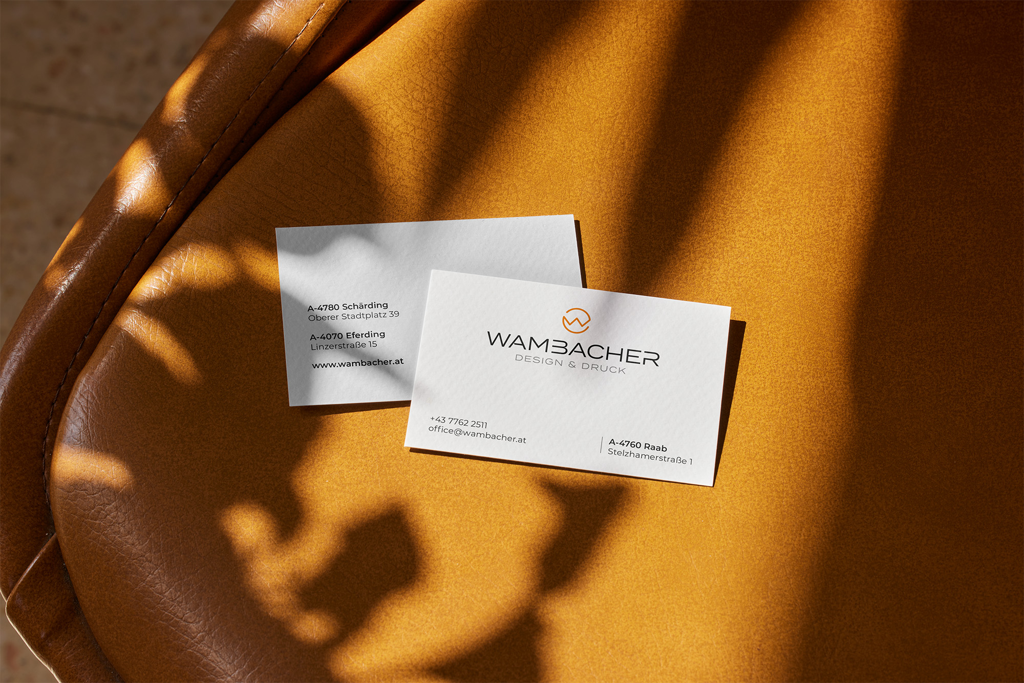Beispielbild von Visitenkarten