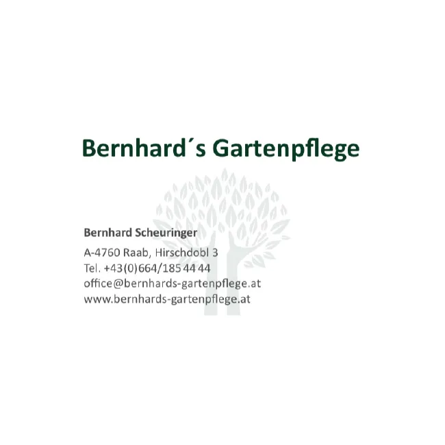 Logo Bild von Bernhard's Gartenpflege 